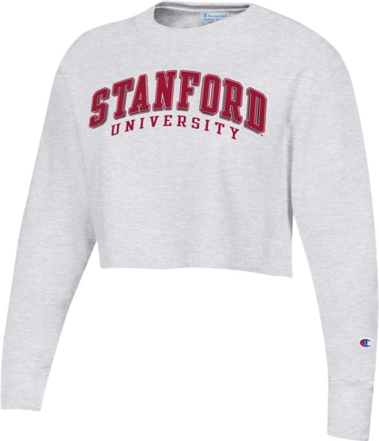 Stanford University Women's Reverse Weave Cropped Crewneck Sweatshirt
