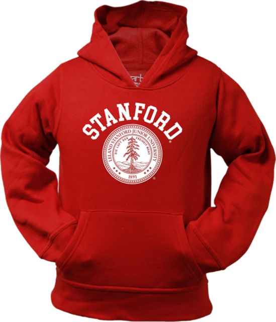 Vintage Stanford University Hoodie Extra Large Cardinal Red Made In USA  Cards