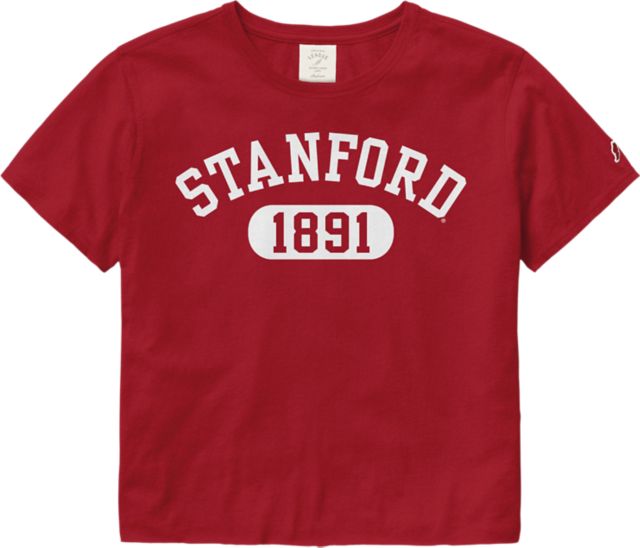 Stanford University Women's Crop Short Sleeve T-Shirt
