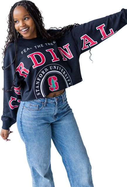 Stanford University Women's Cropped Long Sleeve T-Shirt