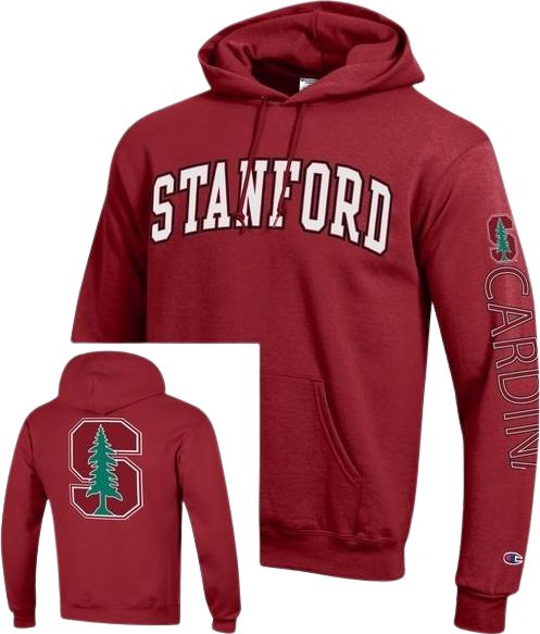 red stanford hoodie