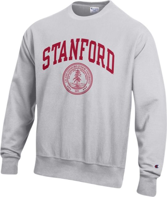 Stanford University Reverse Weave Hooded Sweatshirt | Champion Products | Silver Grey | 2XLarge