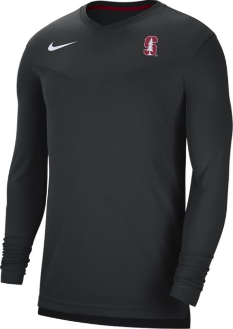 Nike Men's Stanford Cardinal Black Football Coach Dri-Fit UV T-Shirt, Large