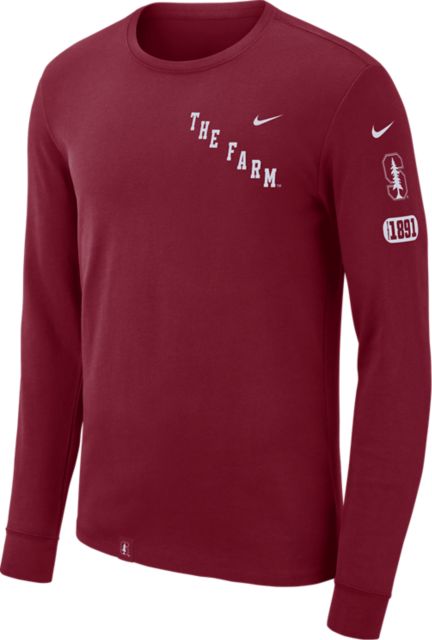 Nike Men's Stanford Cardinal Black Football Coach Dri-Fit UV T-Shirt, Large