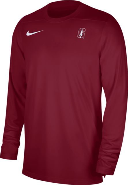 Stanford University Cardinal Dri-FIT UV Long Sleeve Coaches Top