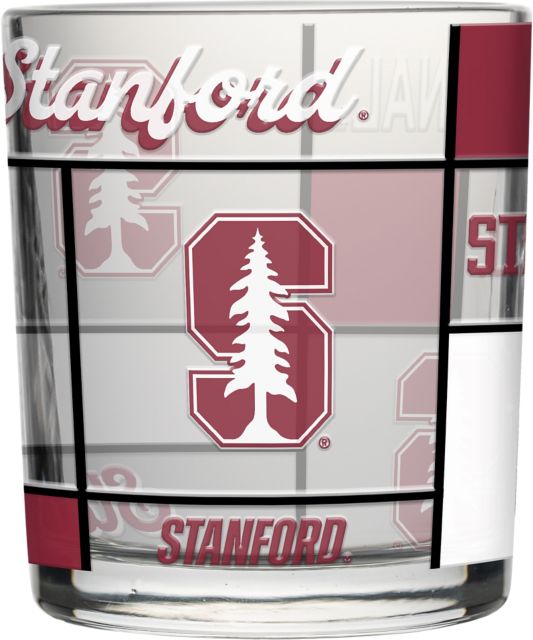 Stanford University 12oz Quilted Stained Rocks Glass
