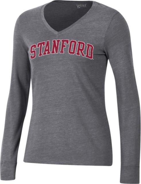 Stanford University Women's Long Sleeve Tri-Blend V-Neck T-Shirt