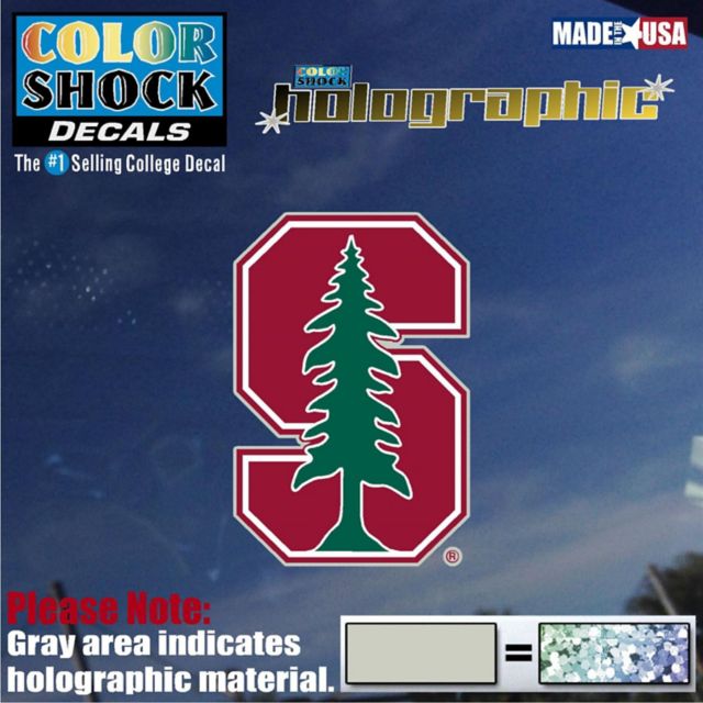 Stanford University Cardinal Holographic Decal