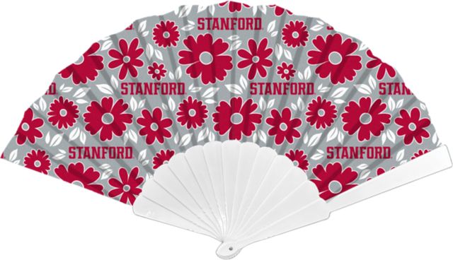Stanford University Folding Plastic Hand Fan