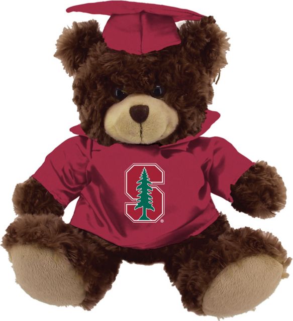 Stanford University 12'' Graduation Bear - Chocolate - ONLINE ONLY