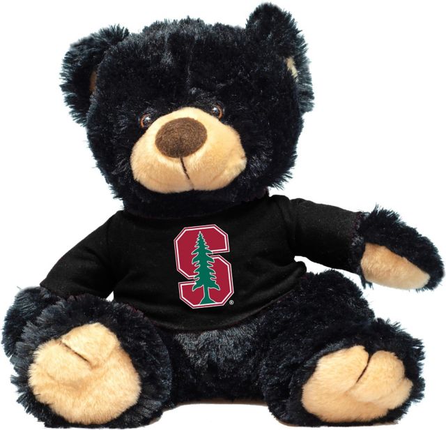 Stanford University 12'' Plush Noah Bear - Black - ONLINE ONLY