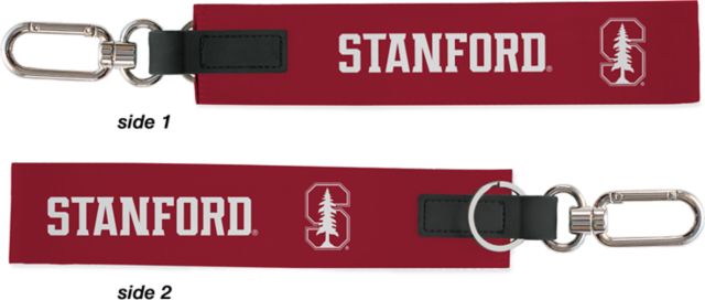 Stanford University Cardinal Carabiner Strap Keychain