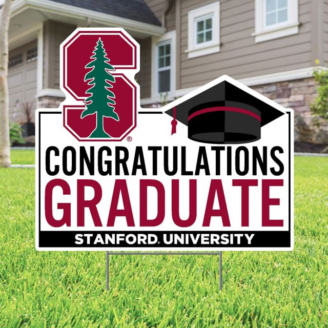 Stanford University Grad 22 x 19 Lawn Sign