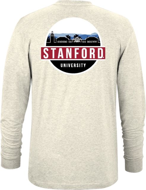 Men's Uscape Apparel Oatmeal Stanford Cardinal Pullover Hoodie