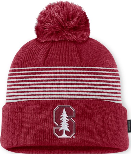 Stanford University Cardinal Peak Cuff Pom Beanie