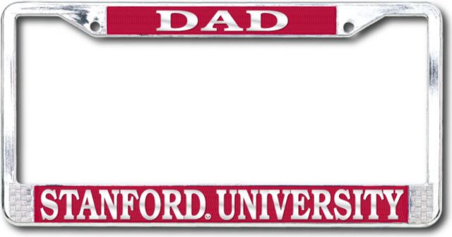 Stanford University Dad License Plate