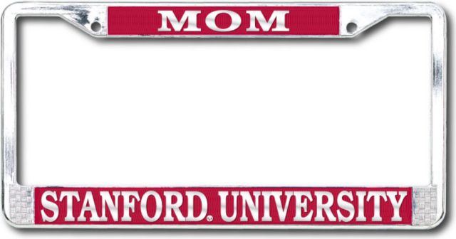 Stanford University Mom License Plate