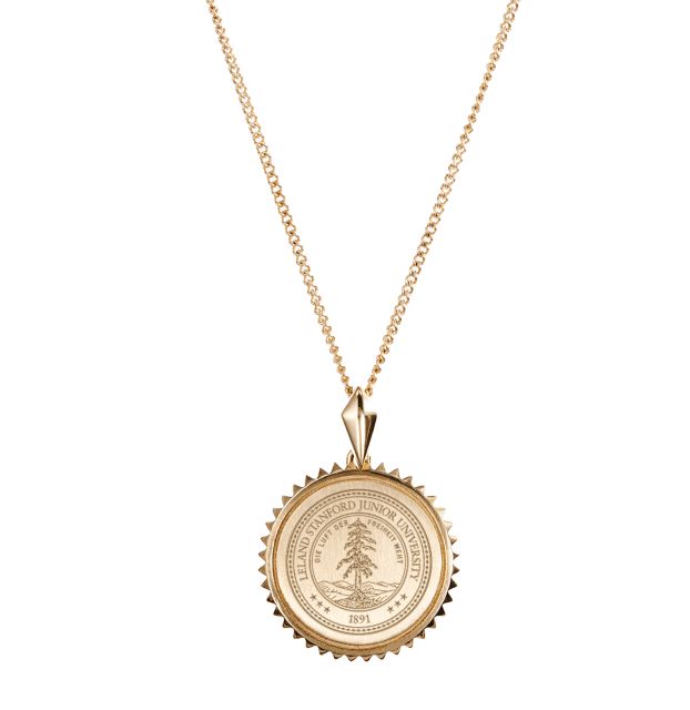 Stanford University Sunburst Necklace - Cavan Gold