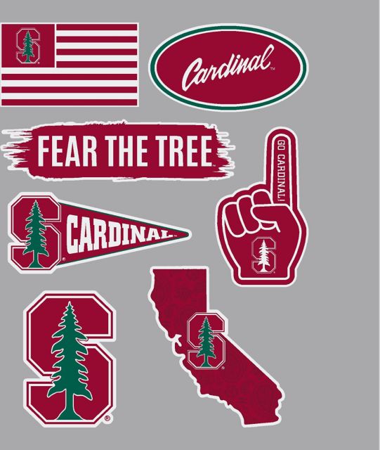 Stanford University 7.5'' x 7.5'' Sticker Sheet