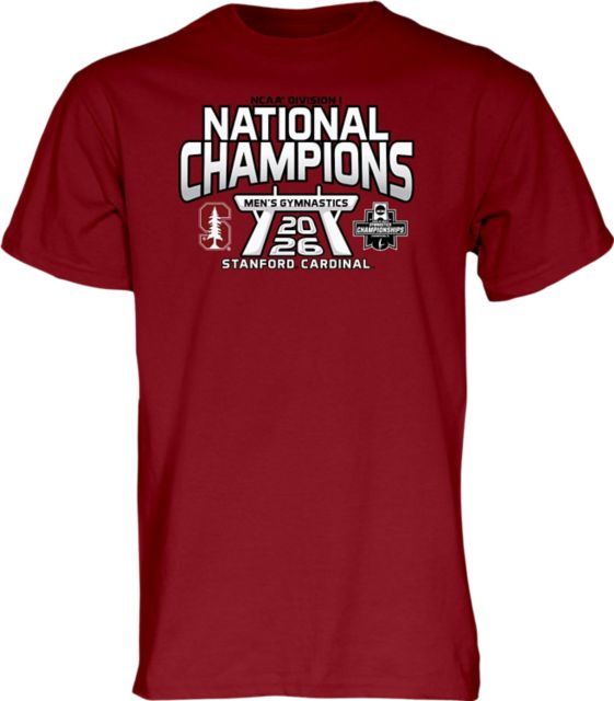 Stanford University Men's Gymnastics 2026 National Champions Short Sleeve T-Shirt