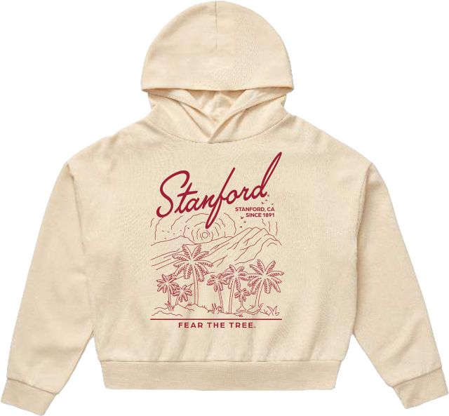 Stanford University Women's Washed Hooded Sweatshirt