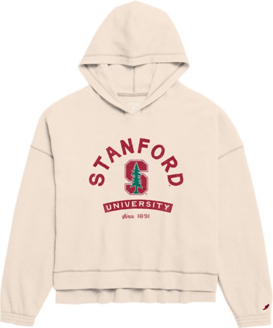 Stanford University Cardinal Women's Waffle Hooded Sweatshirt