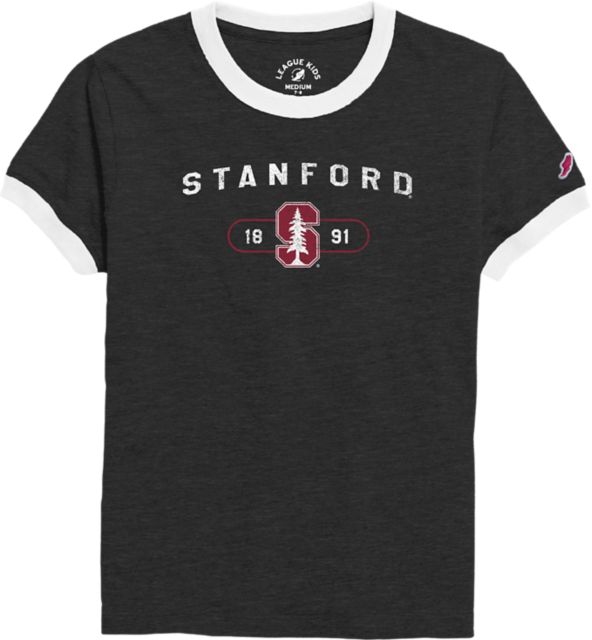 Stanford University Cardinal Youth Ringer Short Sleeve T-Shirt