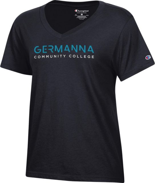 Germanna Community College  Women's V-Neck Short Sleeve T-Shirt