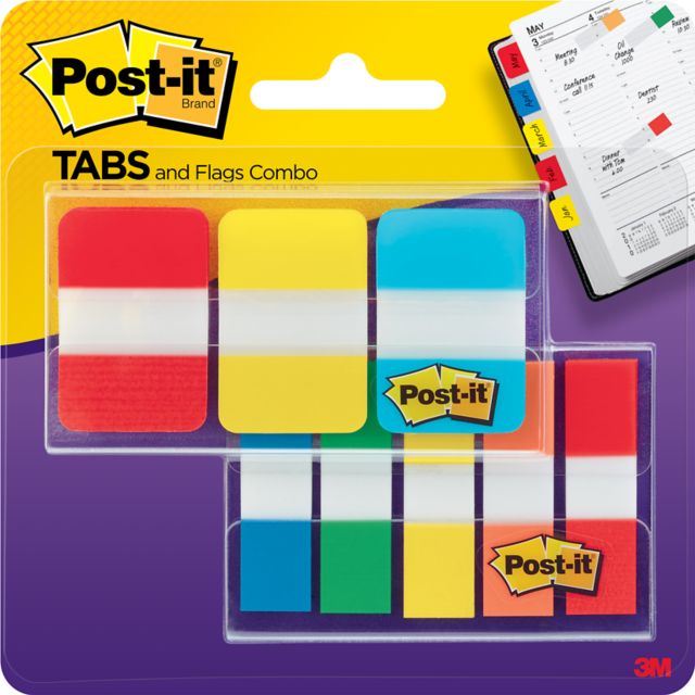 POST-IT TABS/FLAGS COMBO PK