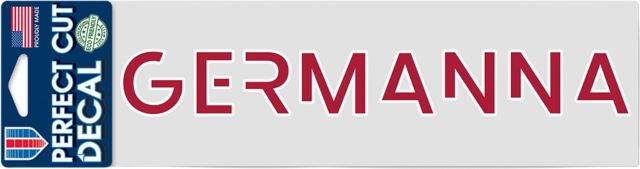 Germanna Community College 3'' x 10'' Perfect Cut Decal