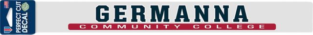 Germanna Community College 2'' x 17'' Perfect Cut Decal