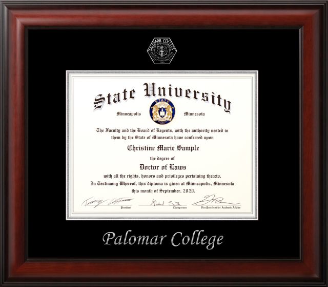 Palomar College 8x10 Meridian Diploma Frame