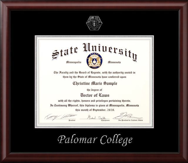 Palomar College Scholar 8 x10'' Diploma Frame