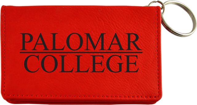 Palomar College Leather ID Holder