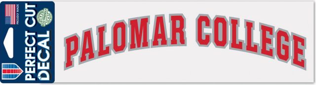 Palomar College 3'' x 10'' Perfect Cut Decal