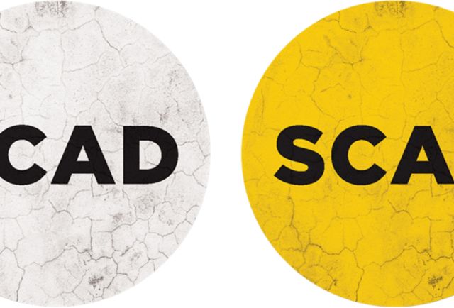 Savannah College of Art and Design Bees Car Coasters - 2 Pack
