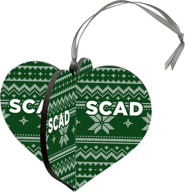 Savannah College of Art and Design 3D Heart Ornament