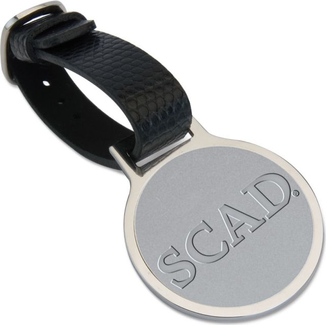 Black Leather Bag Tag - ONLINE ONLY