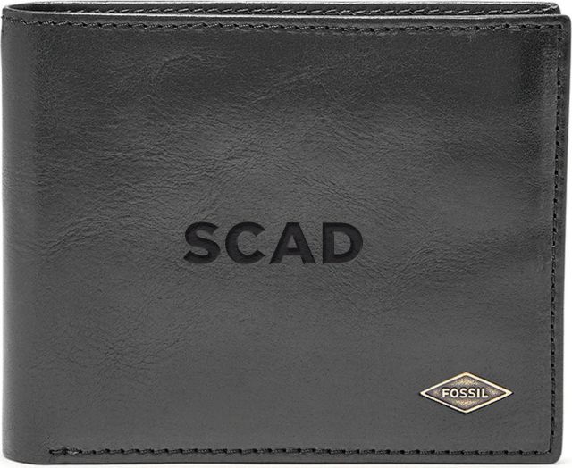 Fossil Leather Ryan RFID Flip ID Bifold - Black - ONLINE ONLY