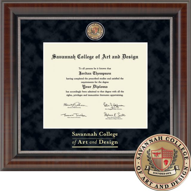 Savannah College of Art and Design 10x12.5 Regal Diploma Frame