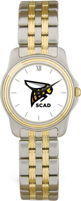 Savannah College of Art and Design CSI Women's Two-Tone Wristwatch with Colored Medallion - ONLINE ONLY