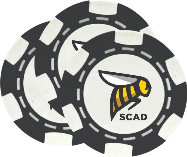Savannah College of Art and Design Chip Ball Marker 3 Pack