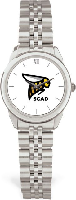 CSI Women's Silver Rolled Link Watch (Gift Boxed)  With Colored Medallion - ONLINE ONLY
