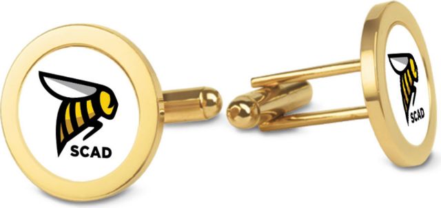 CSI Gold Cufflinks (Gift Boxed) With Colored Medallion - ONLINE ONLY