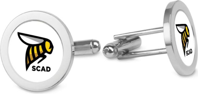 CSI Silver Cufflinks (Gift Boxed) With Colored Medallion - ONLINE ONLY