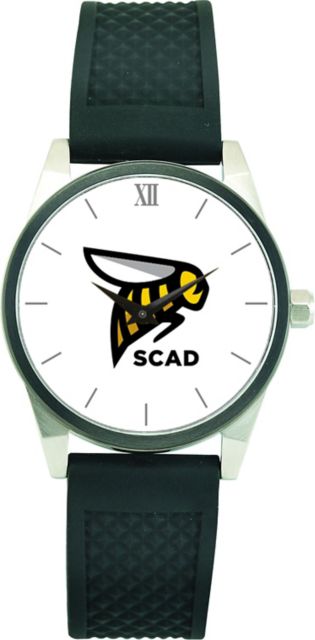 CSI Men's Wristwatch (Gift Boxed) With Black Silicone Strap And Color Medallion. - ONLINE ONLY