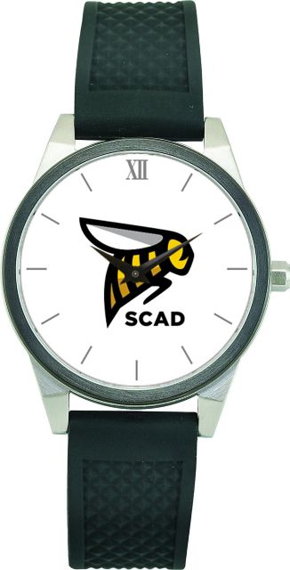 CSI Women's Wristwatch (Gift Boxed) With Black Silicone Strap And Color Medallion. - ONLINE ONLY