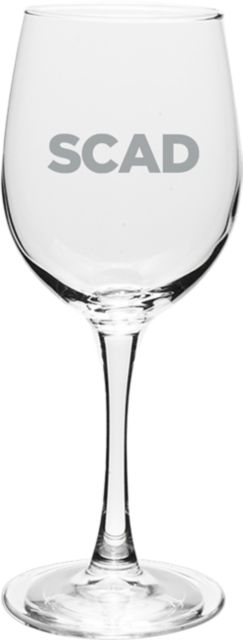 Savannah College of Art and Design 12 oz. Wine Glass