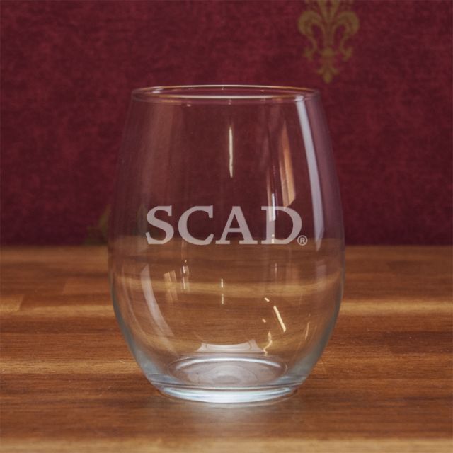 Savannah College of Art and Design 21 oz. Stemless Wine Glass