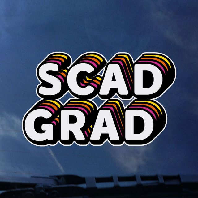 Savannah College of Art and Design SCAD Grad Decal